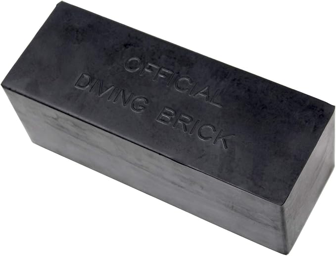 Kemp USA 10 lbs Rubber Diving Brick by KempUSA