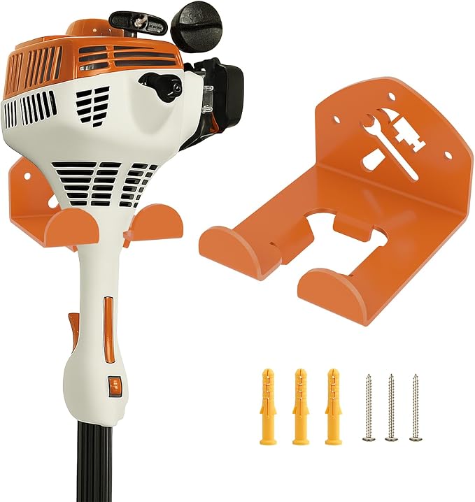 Garage Organization Storage Trimmer Rack Garden Power Tool Hanger by FlexiRods