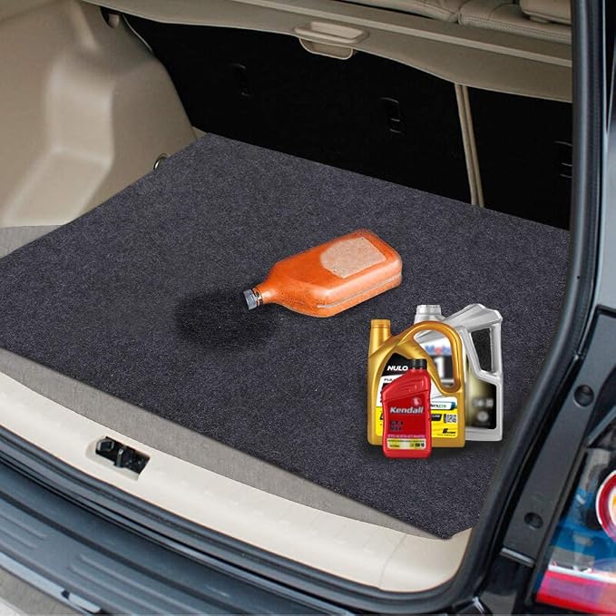 Oil Spill Mat 36x48 Inches Car Trunk Mat Rubber Backing Layer Oil Drip Pan - Image 2