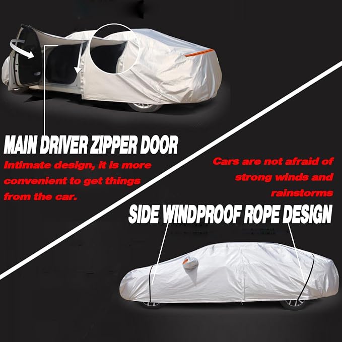 TUCAREST 6 Layers Full Car Cover - Image 5