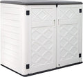 KINYING Larger Outdoor Storage Shed Weather Resistance, Horizontal Outdoor by KINYING