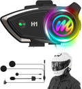 Moman Motorcycle Intercom Headset, H1 1 Pack Dirt Bike Communication System AI by Moman