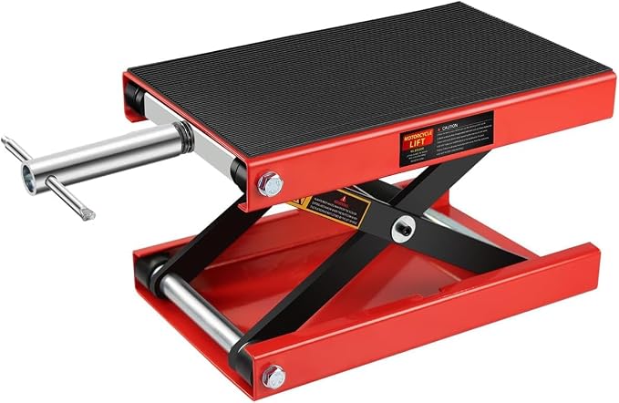 Heavy Duty 1100LBS Motorcycle Scissor Lift Jack by Garveetools