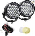 EXZEIT 160W 5 Inch Driving Lights, 11200 Lumens Round Fog Lights Offroad Lights by EXZEIT