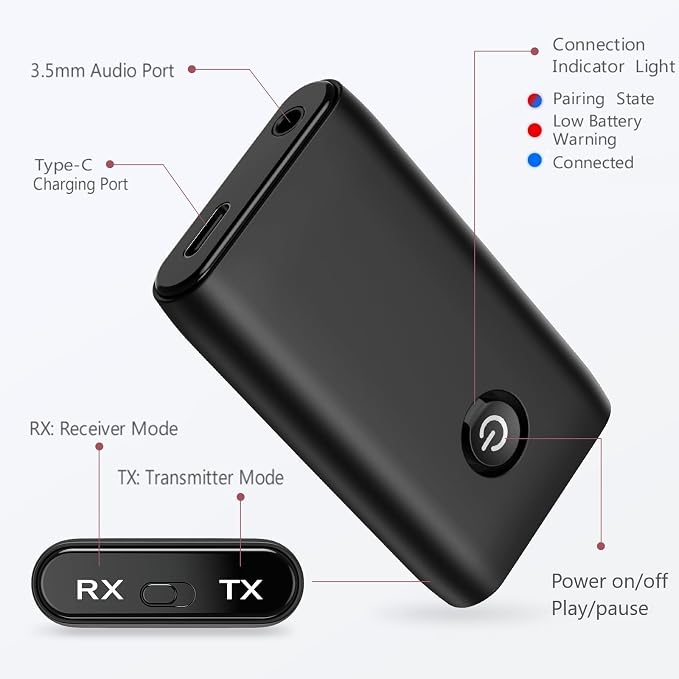 LOFICOPER Bluetooth Transmitter Receiver - Image 6