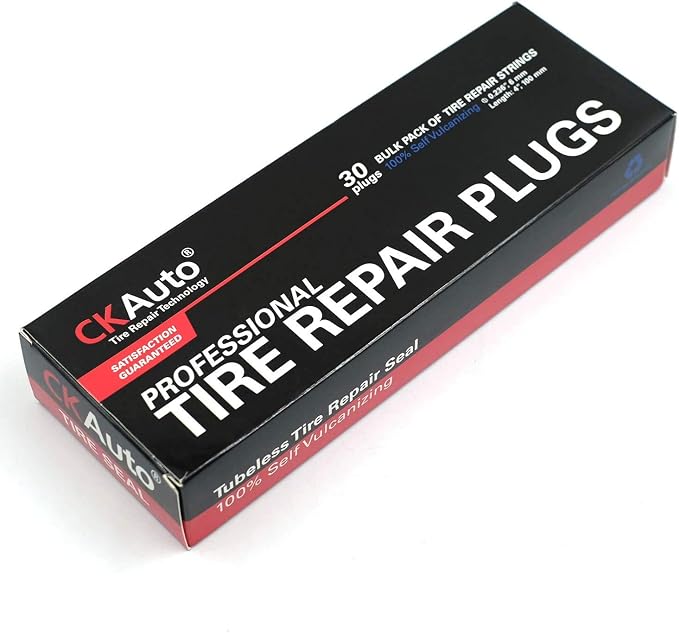 CKAuto 30pcs 8" Brown Tire Repair Strings, Automotive Tool Tire Repair Plugs - Image 5