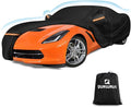 QUNSUNUS Waterproof Car Cover for C7 Corvette 2014-2019, Outdoor Car Covers by QQUNSUNUS