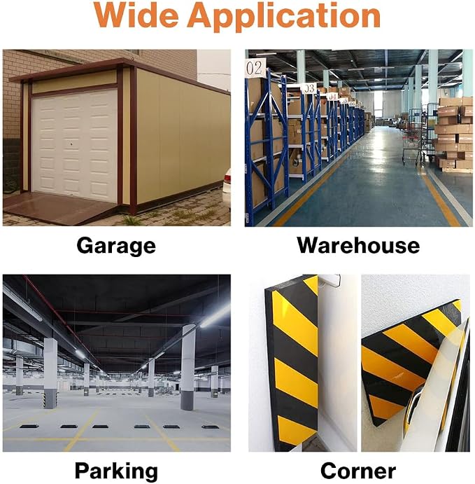 Garage Wall Protector for Car Doors, 4 Pack 15.7" x 9.8" Wall Corner Guard for - Image 5