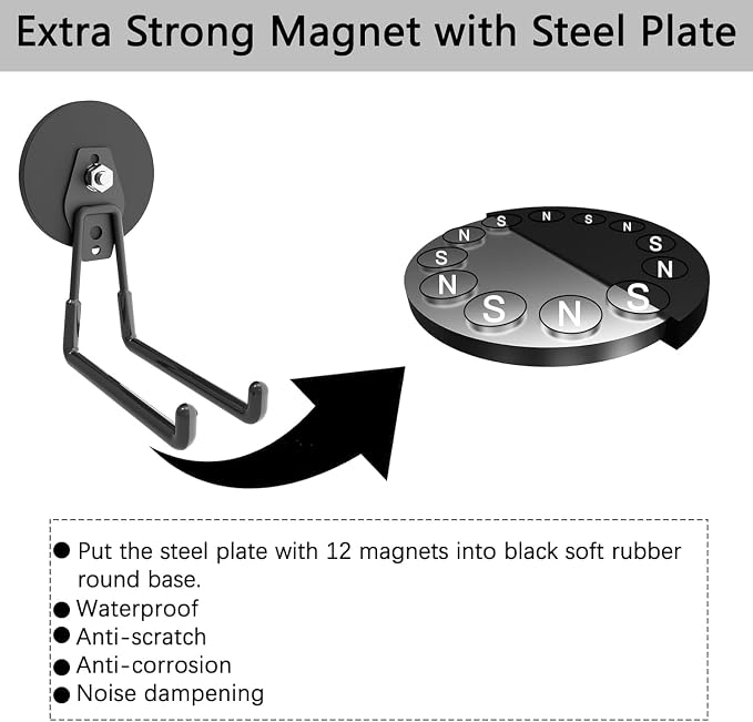 Large Strong Magnetic Hooks, Heavy Duty Magnet Hook, Heavy Duty Storage - Image 5