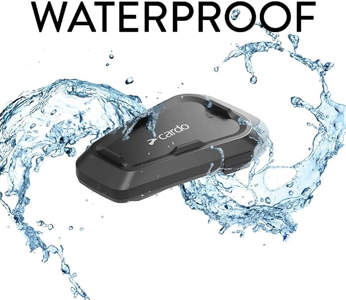 Cardo Spirit HD Motorcycle Bluetooth Communication Headset, Connect Up to 2 - Image 3