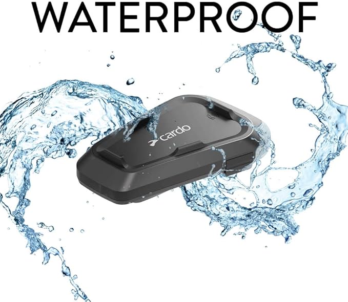 Cardo Systems Spirit HD Motorcycle Bluetooth Communication Headset, 2-Way - Image 3