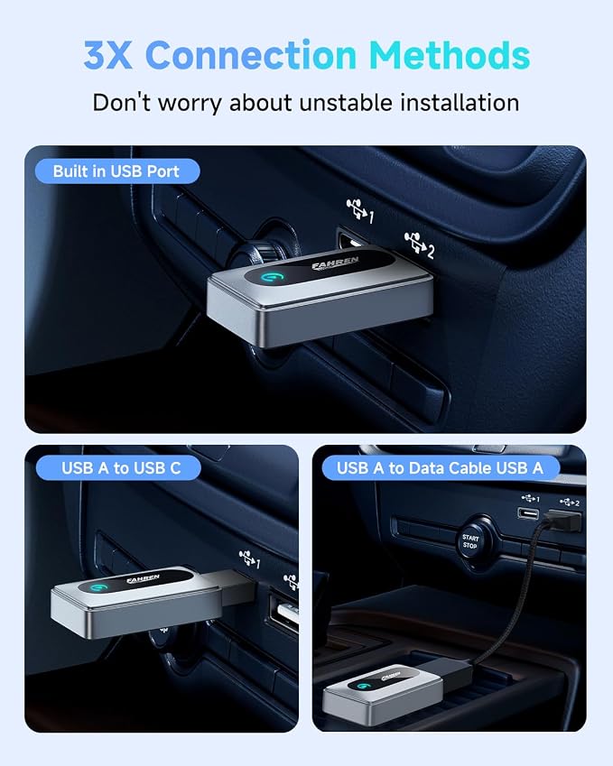 FAHREN 2025 Upgraded Wireless CarPlay Adapter - Image 7