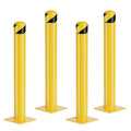 Parking Bollard Post, Bollards Steel 36 inch, 4.5 Inch Diameter Bollard Covers by SpecializeinYourNeeds