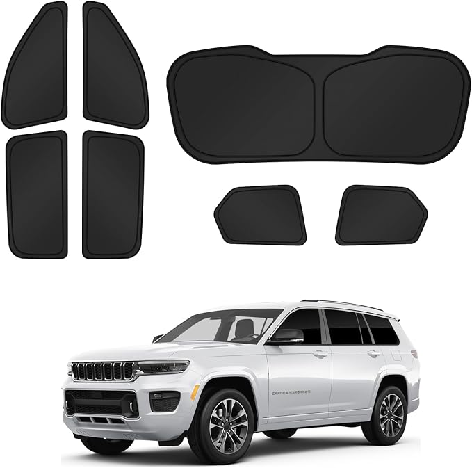 Sunshades for 2021-2025 2026 Jeep Grand Cherokee L Accessories Sun Shade Side - Image 7