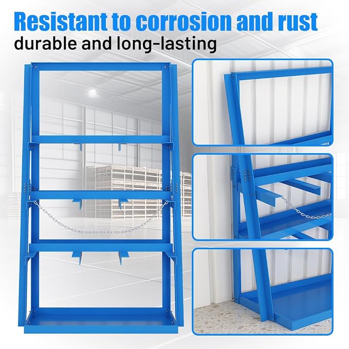Yeeoy Steel Vertical Bar Rack, Lumber Storage Rack - Image 6