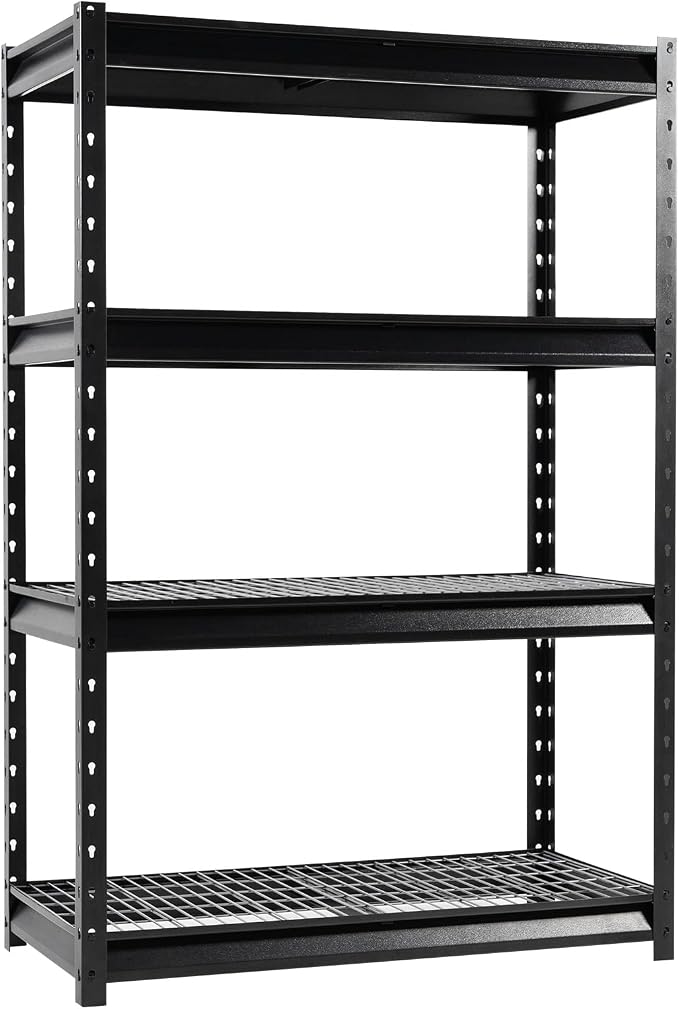 The Atlas 48" W Heavy Duty Garage Shelving Unit Load 12000 Lbs, Metal Shelves by Shuntong