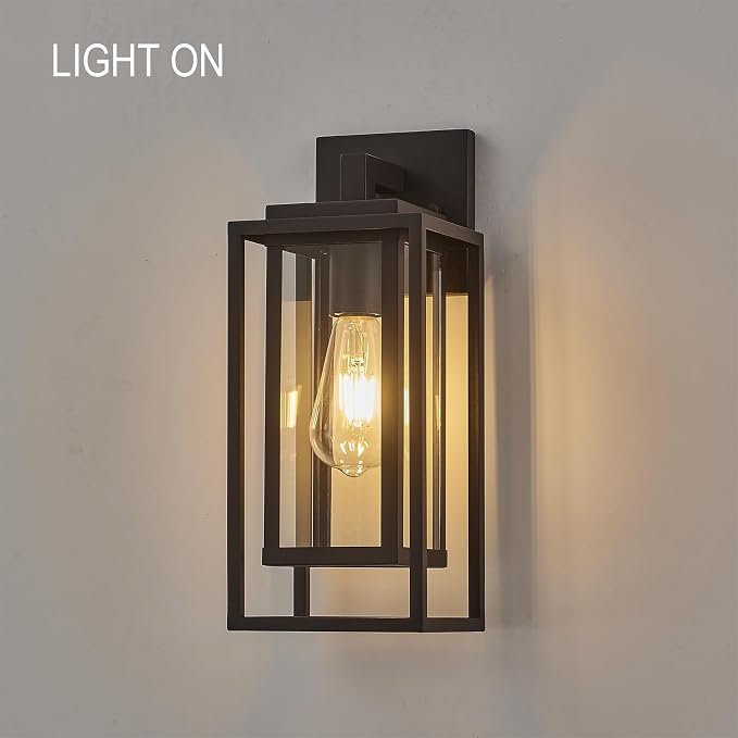 14" Outdoor Wall Light Fixtures Waterproofed Exterior Lantern W/Sturdy - Image 8