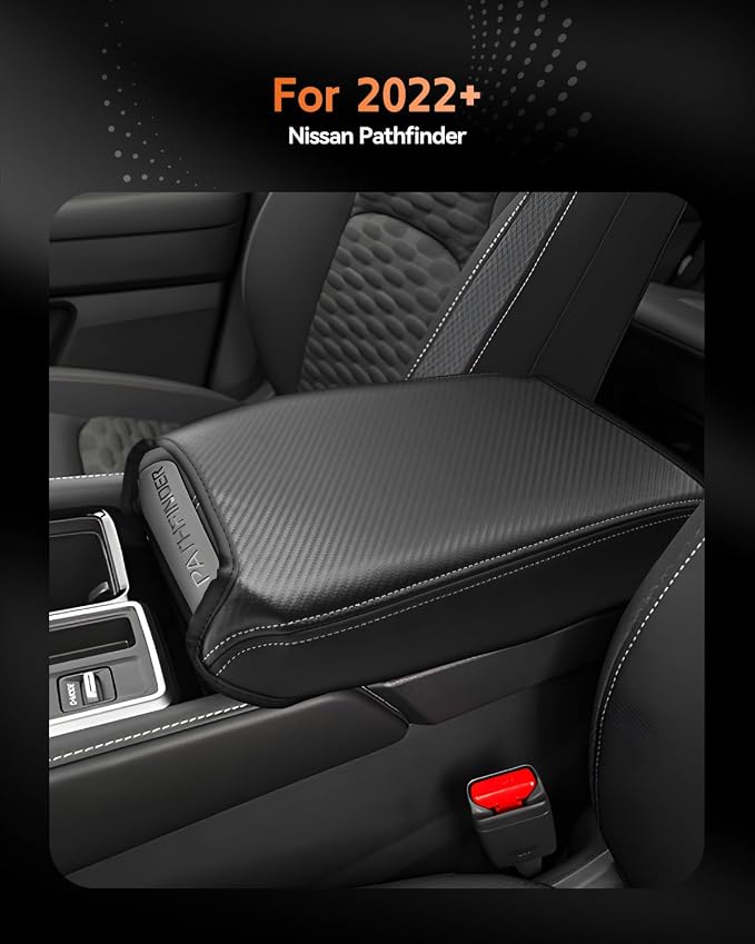 CDEFG for Nissan Pathfinder 2022-2025 Center Console Cover Armrest Box Cover - Image 2