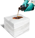 Smaafit Oil-Only Absorbent Pads 17.5" x 13.5" Heavyweight Oil Absorbing Mats by Smaafit