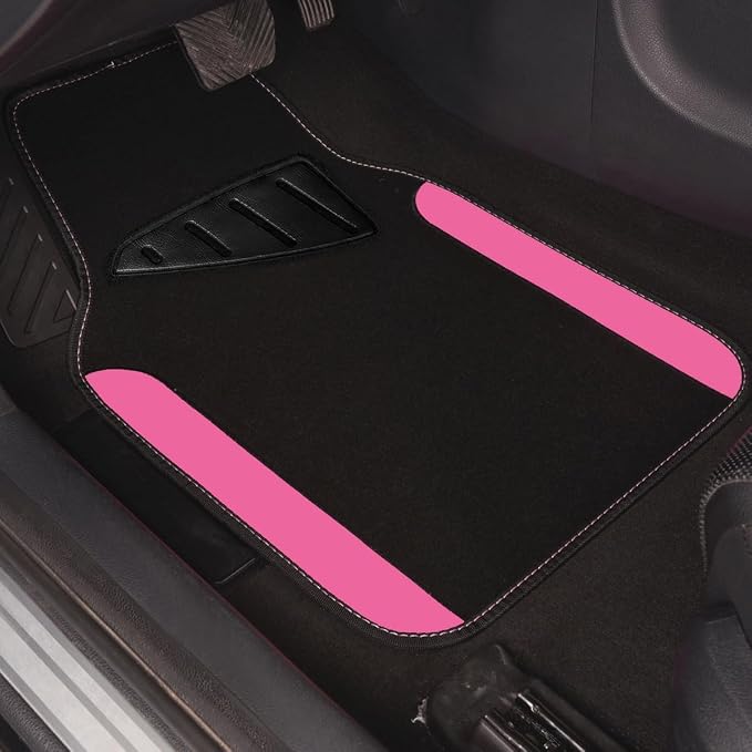 CAR PASS Rainbow Waterproof Universal Fit Faux Leather Car Carpet- Anti-Slip - Image 7