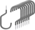 SMARTOLOGY 8 Pack Bike Hanger Storage Hook Rack, Heavy Duty Large Screw in Hooks by SMARTOLOGY