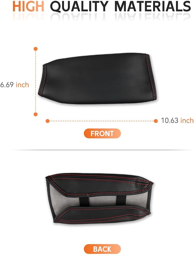 CDEFG for 2017-2025 Audi A4 Center Console Cover Armrest Box Cover for A4 2020 - Image 7