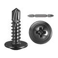 #8×5/8” for Sheet Metal Self-Tapping Screws 410 Black Stainless Steel Truss by Wensilon