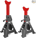 Car Jack Stands 6 Ton with Double Locking and Large Foot Base by GAOLLY