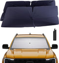Windshield Sun Shade Umbrella: for Ford-Ranger-2019-2024 2025-4-Layers Front by HIMUMOY