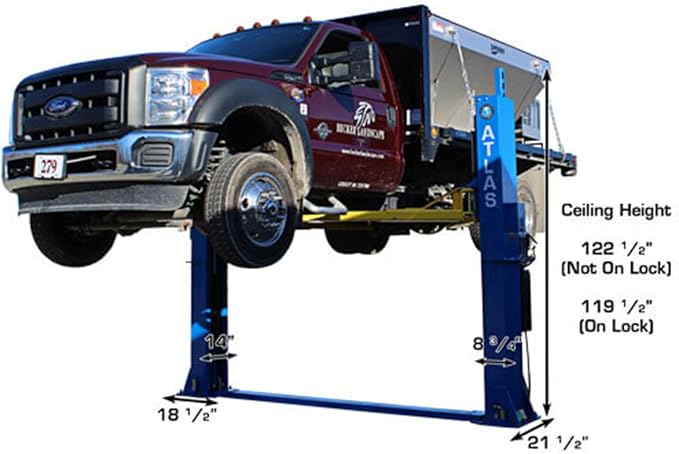 Atlas Automotive Equipment BP12000X 2-Post Commercial Grade Vehicle Lift - Image 5