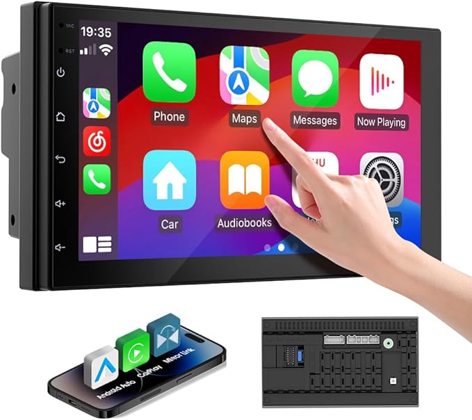 7 Inch Double Din carplay Screen, by Haudio