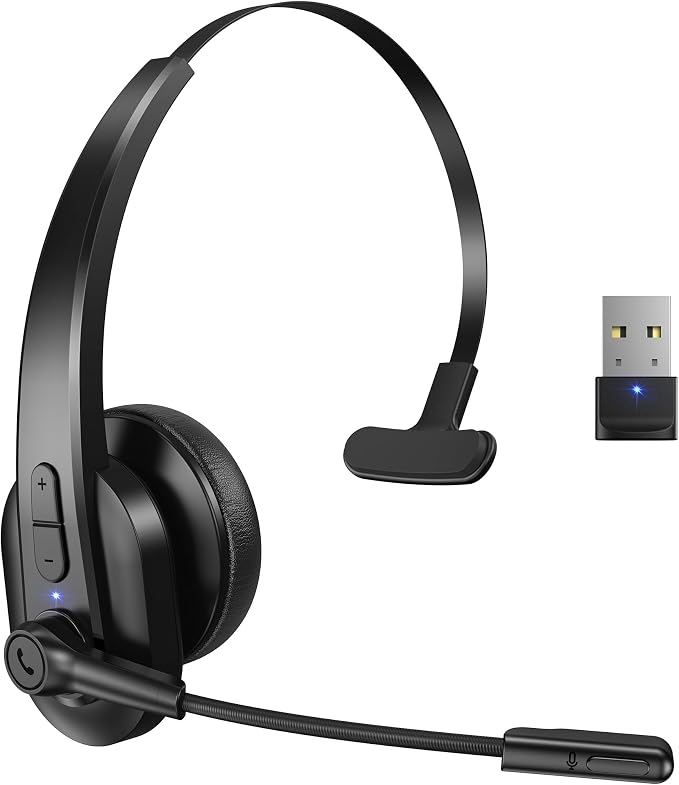 Bluetooth Headset with USB Dongle by Sarevile