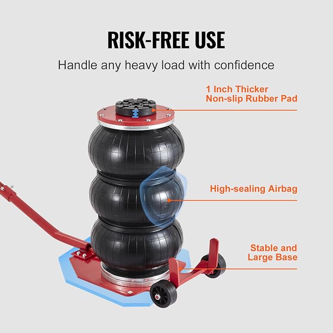 VEVOR Air Jack, 3 Ton/6600 lbs Triple Bag Air Jack, Airbag Jack - Image 6