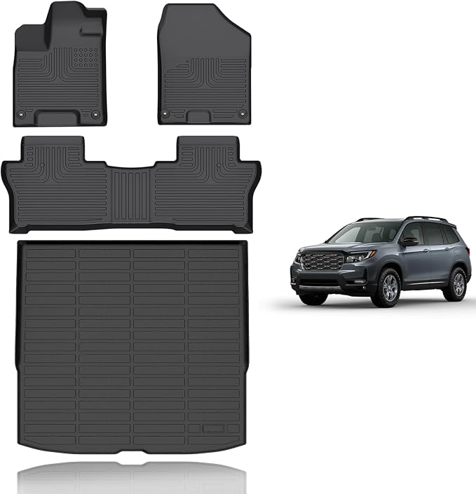 Floor Mats and Cargo Mat Set Fit by Wayhigh