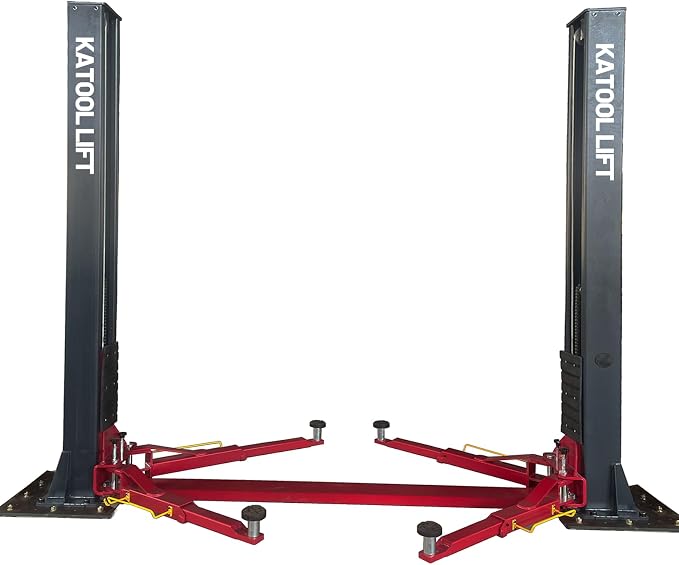 4.0HP 12000lbs Two/2 Post Lift Car Lift Single Point Release Automotive Lift by KATOOL