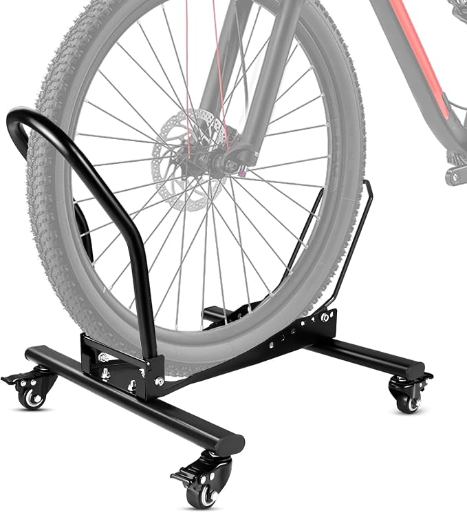 Bike Floor Stand Freestanding Space-Saving Indoor Garage Bike Storage Bicycle by PURESINEWAVEINVERTER