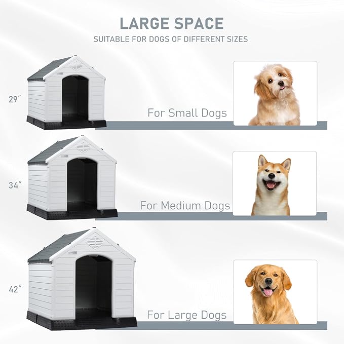 LEMBERI Durable Waterproof Plastic Dog House - Image 5