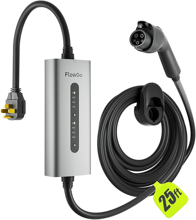 Level 2 EV Charger 40A J1772 Connector 9.6KW Electric Car Charger 240V by FLOWGO
