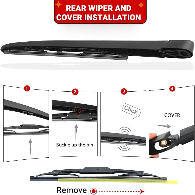 Windshield Wiper Blade Set Replacement - Image 7