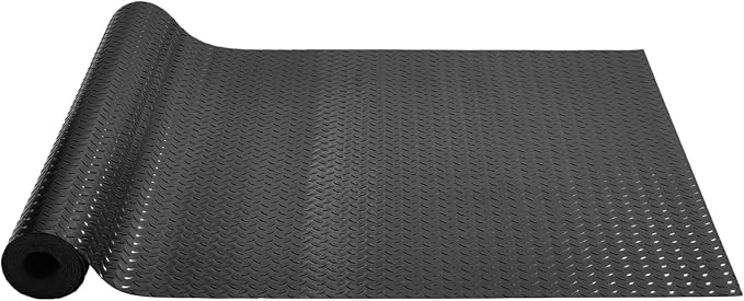VEVOR Diamond-Plate Flooring Roll, SBR Rubber Mat, Gym & Garage Industry by VEVOR