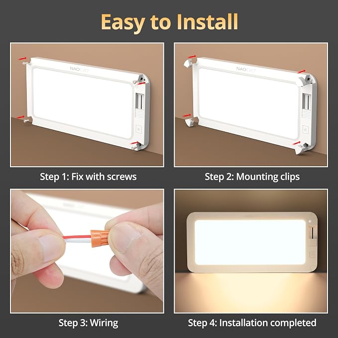 NAOEVO RV Lights Interior 2070LX, 1500LM RV LED Lights Interior 12V, Camper - Image 5
