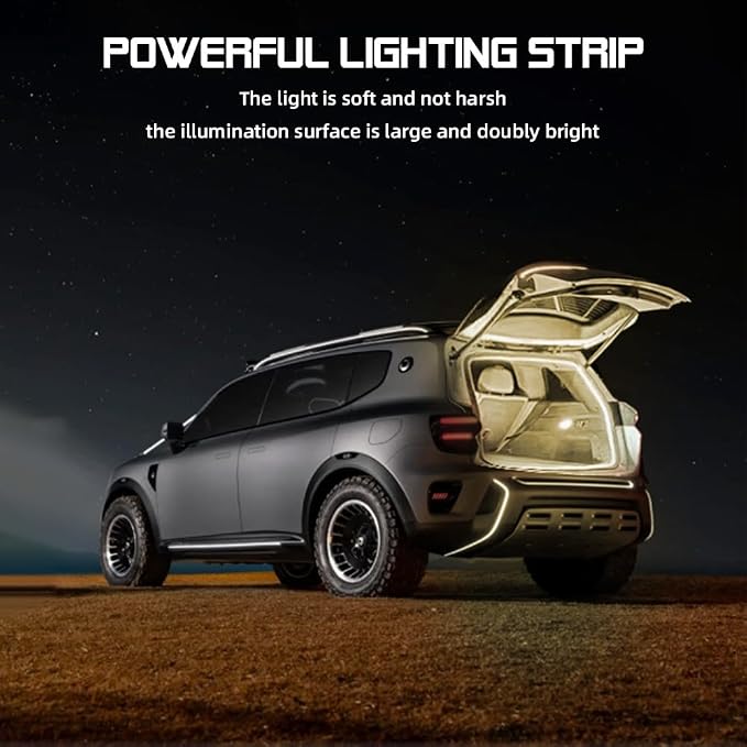 Car LED Strip Light For Trunk, 158Inch IP67 Silicone Waterproof Neon Light - Image 5
