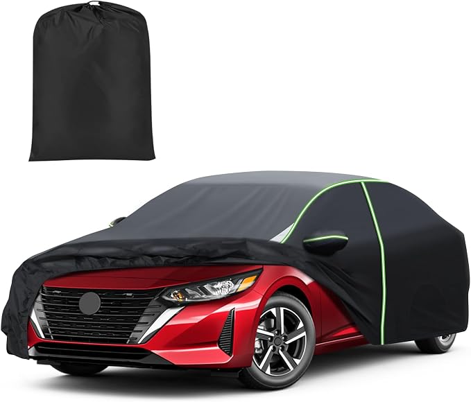 Mixsuper Liner Car Cover for Nissan Sentra 2000-2026, 7 Layers Waterproof Car by Mixsuper+Liner