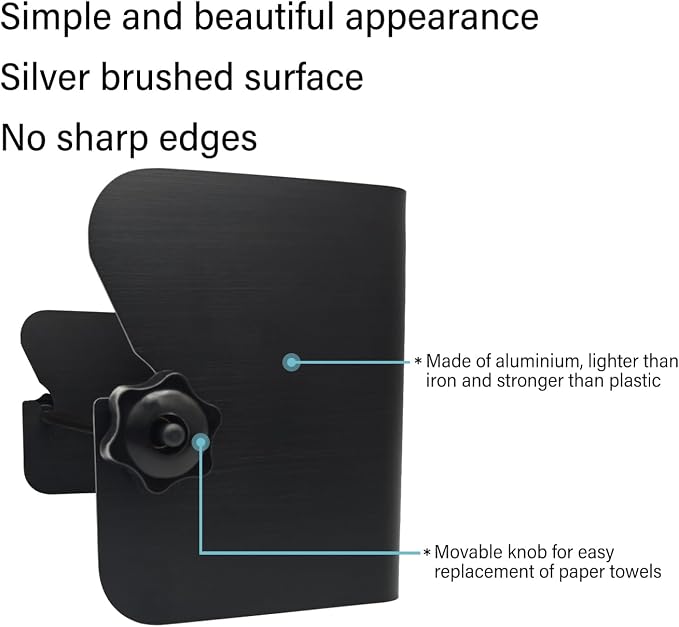 G-Sunny Garage Paper Towel Holder, Aluminum Wall-Mount Paper Towel Holder - Image 3