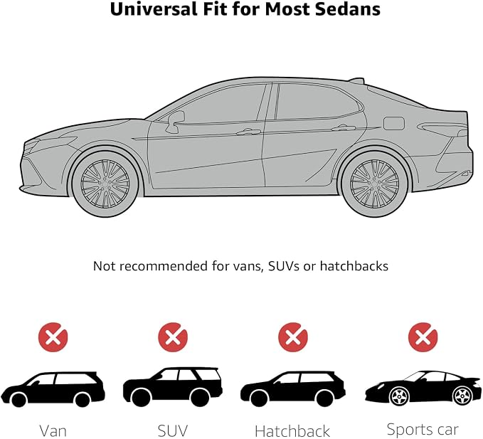 Amazon Basics Silver Weatherproof Car Cover - Image 7