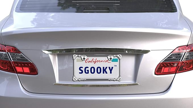 3D Chrome License Plate Frames, Pure Zinc Alloy Metal - Image 6