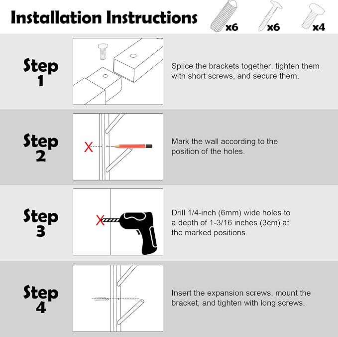 Skateboard Rack Wall Mount – Skateboard Wall Hanger, Snowboard Display Wall - Image 6
