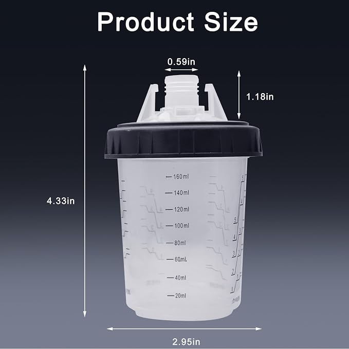 Disposable Paint Sprayer Mixing Cup - Image 4