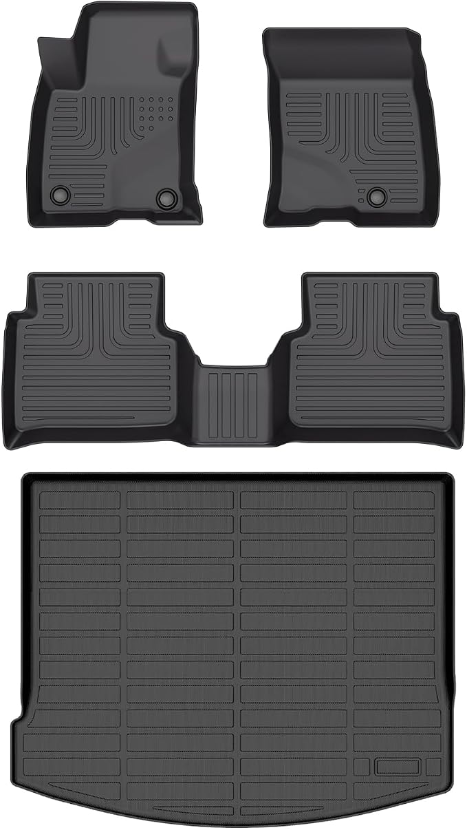 Wayhigh-All Weather Floor Mats and Cargo Mat Set Fit by Wayhigh