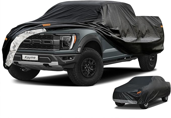 Kayme 7 Layers Truck Cover Waterproof All Weather, Heavy Duty Outdoor Pickup by kayme